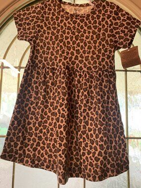 NWT Infant Girl's 24 Months Touched by Nature Animal Print Dress